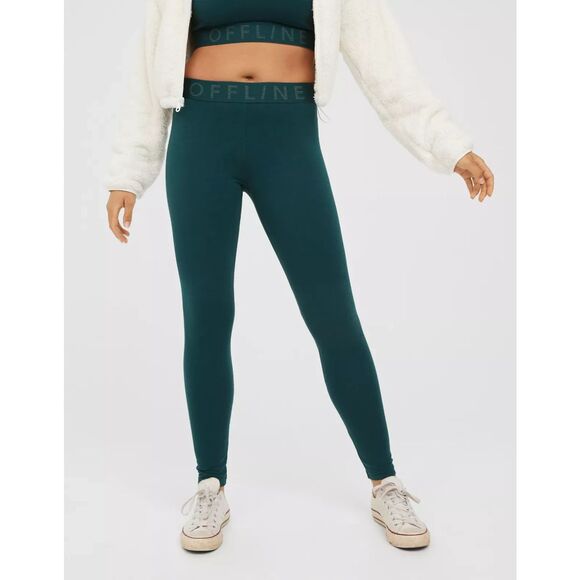NWT OFFLINE by Aerie OG Logo Leggings - Picture 3 of 4